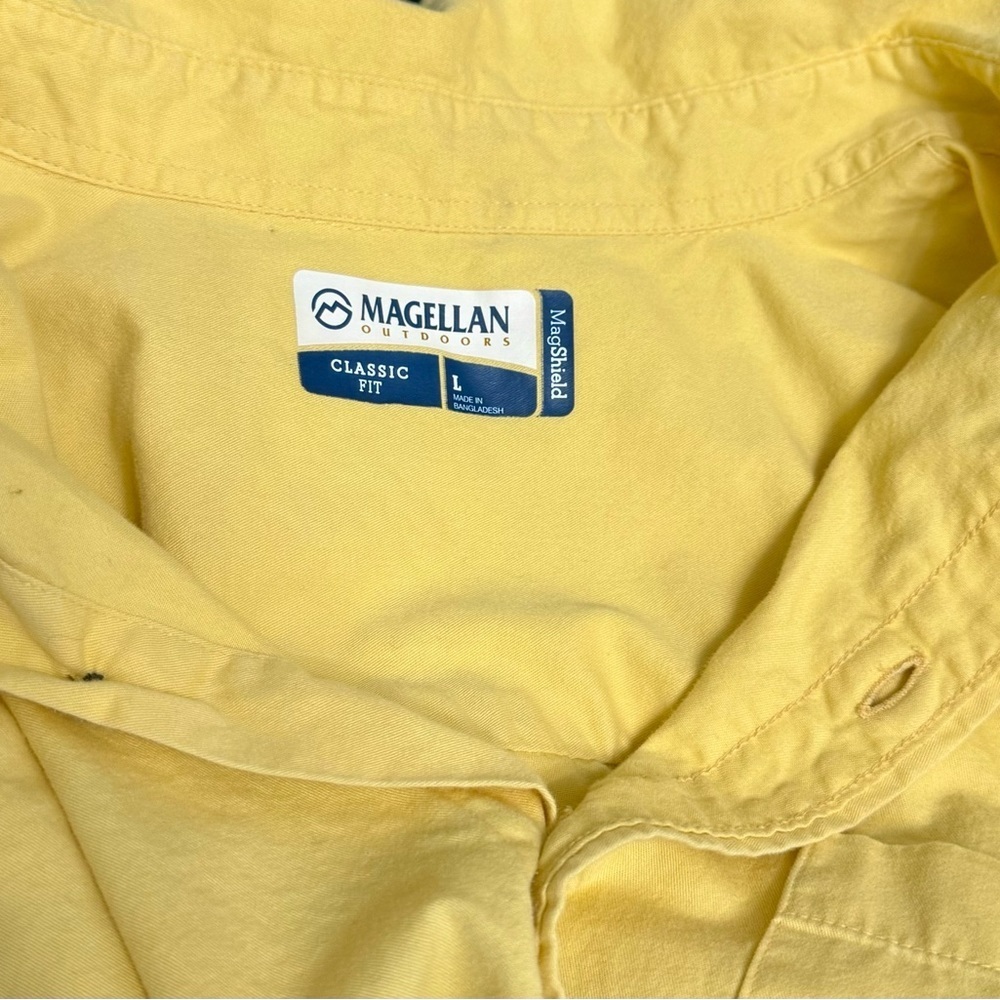 Magellan Short Sleeve Button Up Shirt - Size Large - Picture 2 of 6